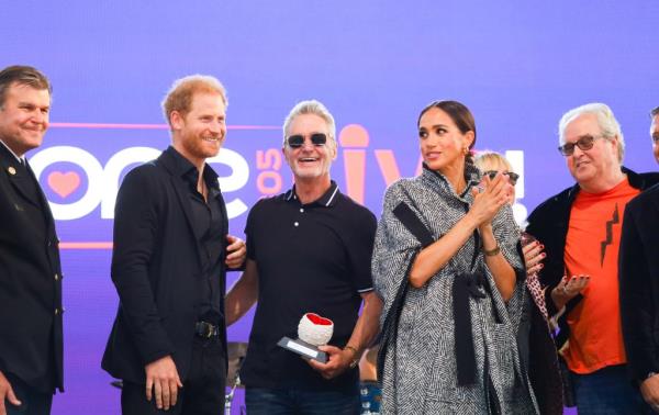 Last year The Duke and Duchess of Sussex presented Costner with the Heart of the Community Award.